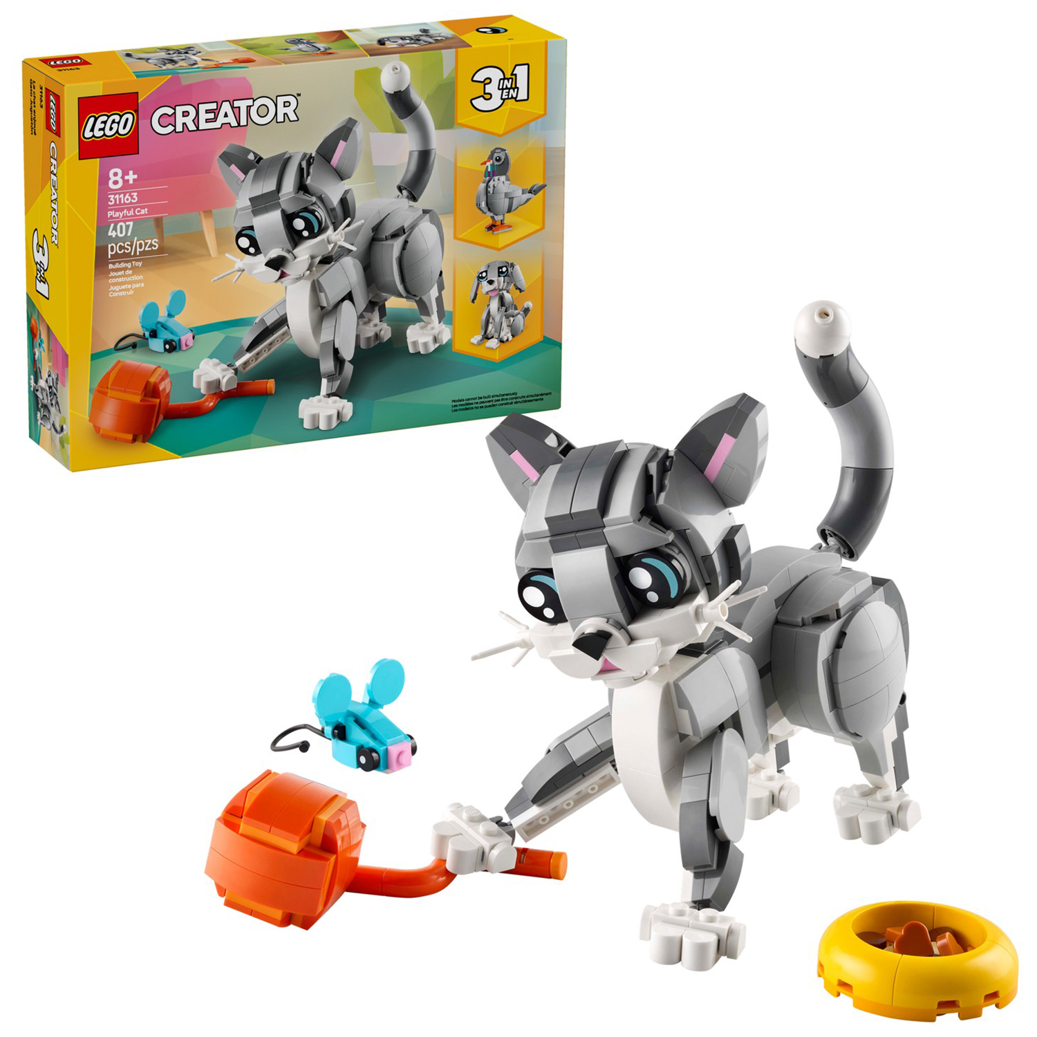 Конструктор LEGO Creator Игривый Кот 407 дет. - фото 1