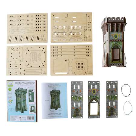 Конструктор HobbyWood Сторожевая башня замка деревянный