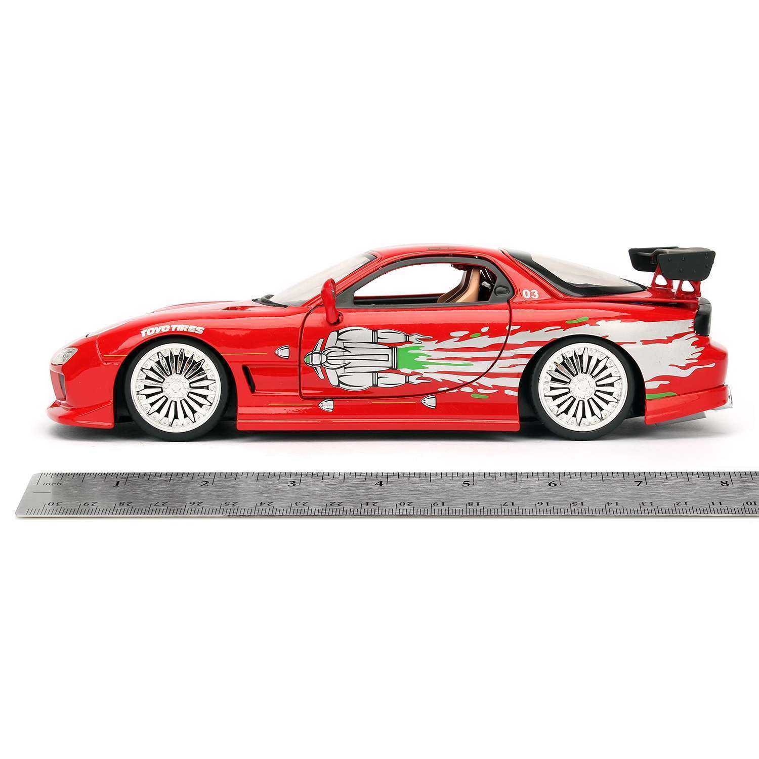 Автомобиль Fast and Furious Mazda RX-7 1993 FD3S-Wide Body 1:24 98338 - фото 5