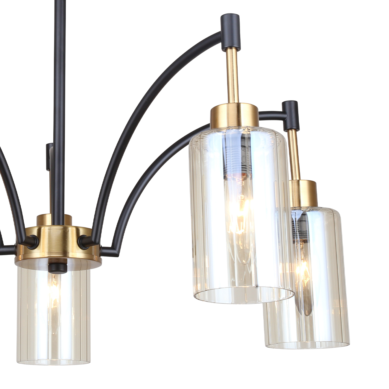 Люстра ESCADA Escada 1166/5P Brass/Black - фото 2