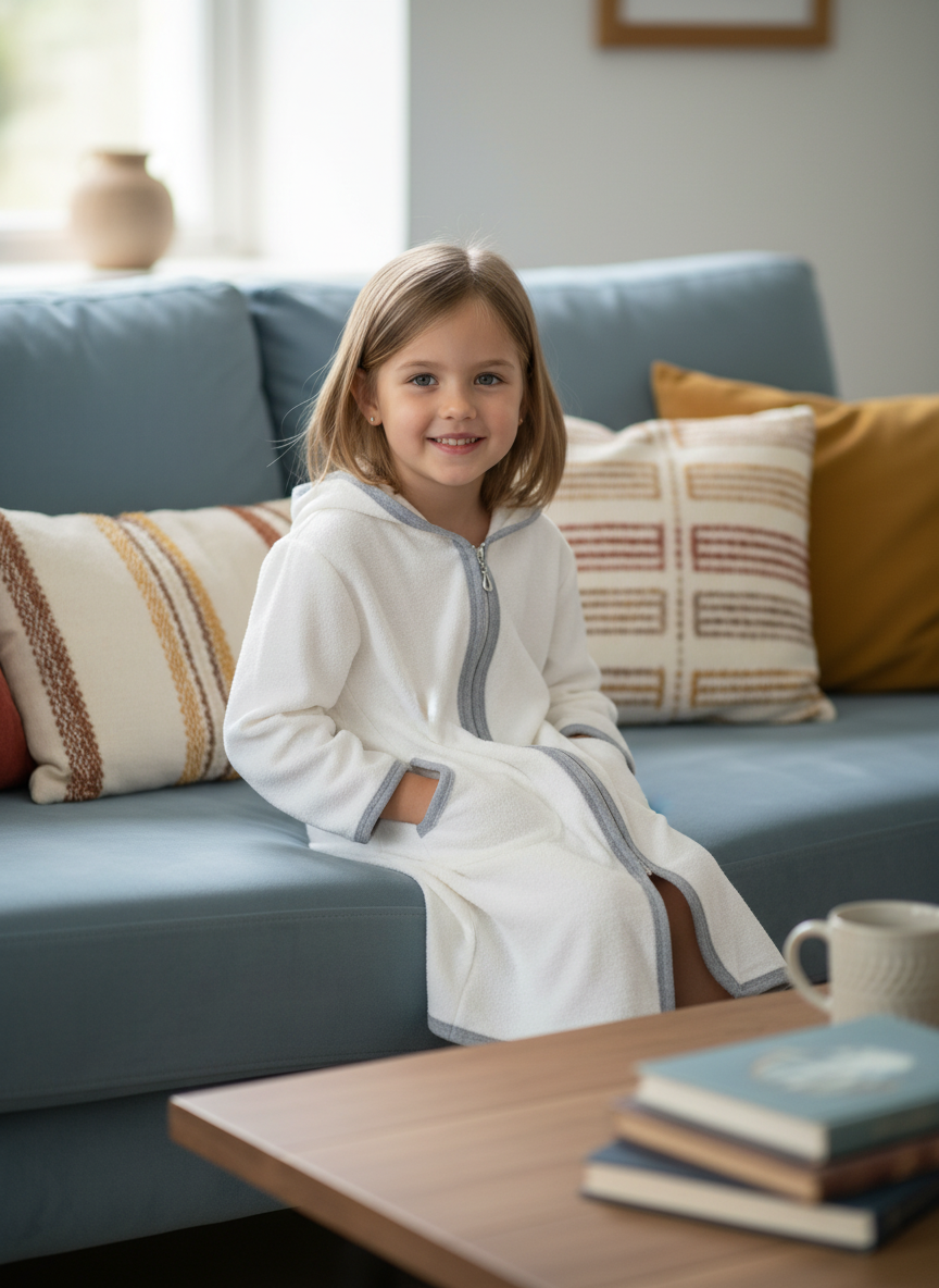 Халат Утенок 906 молочный - фото 4