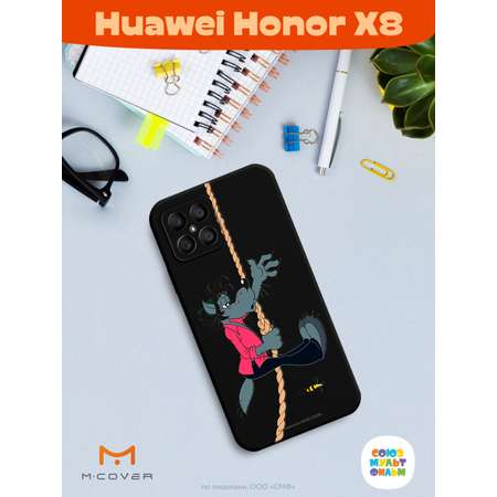 Силиконовый чехол Mcover для смартфона Honor X8 Союзмультфильм Полет волка