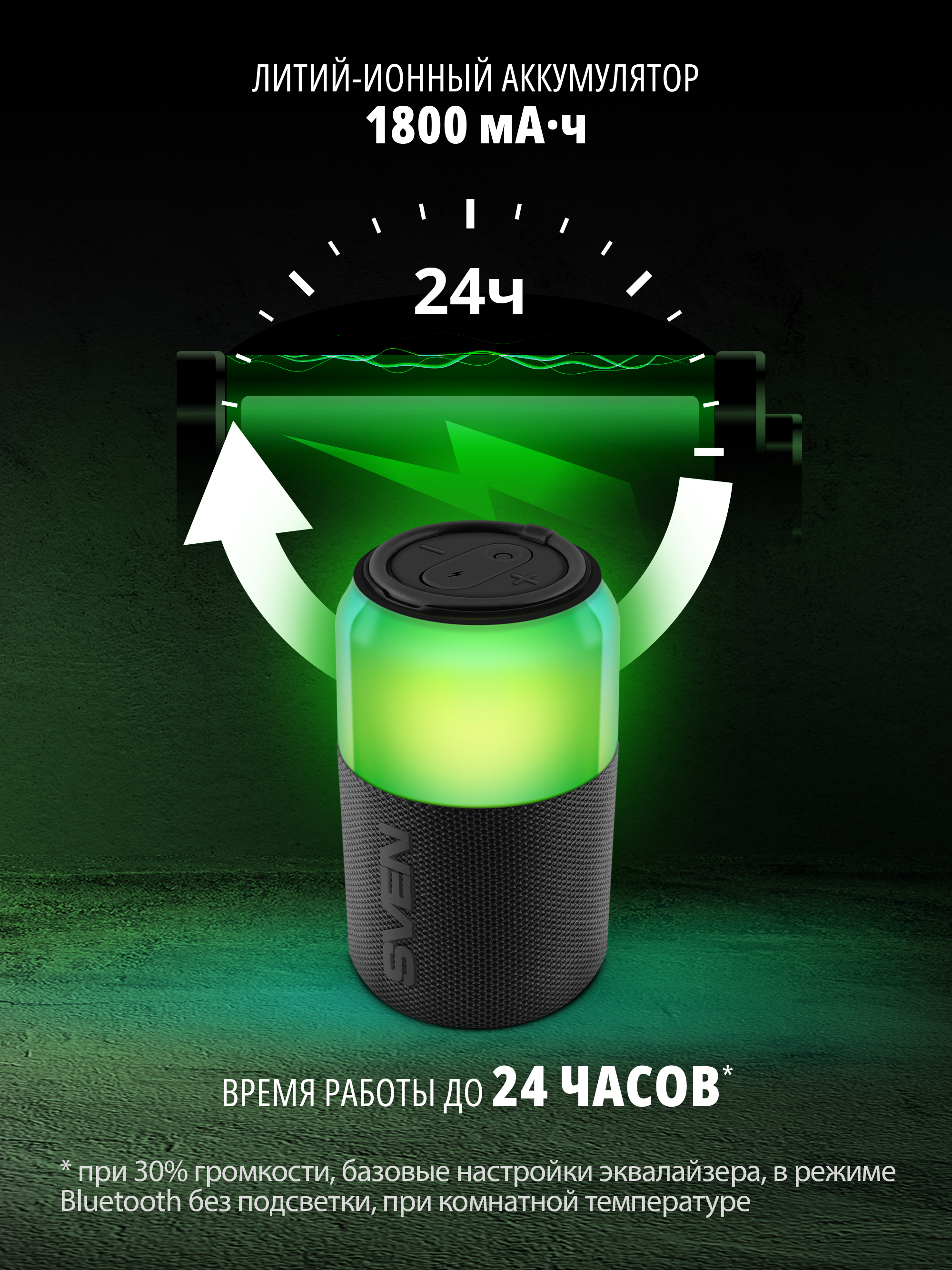 Колонка bluetooth SVEN PS-130 - фото 3