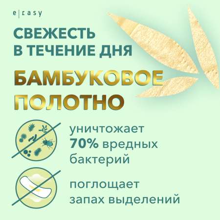 Прокладки E-RASY BAMBOO SILK Normal 10 шт