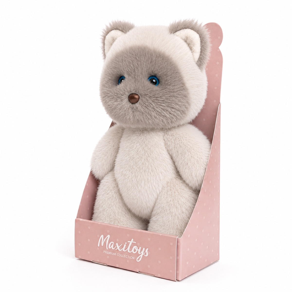Мягкая игрушка Maxitoys Котик 22 см - фото 3