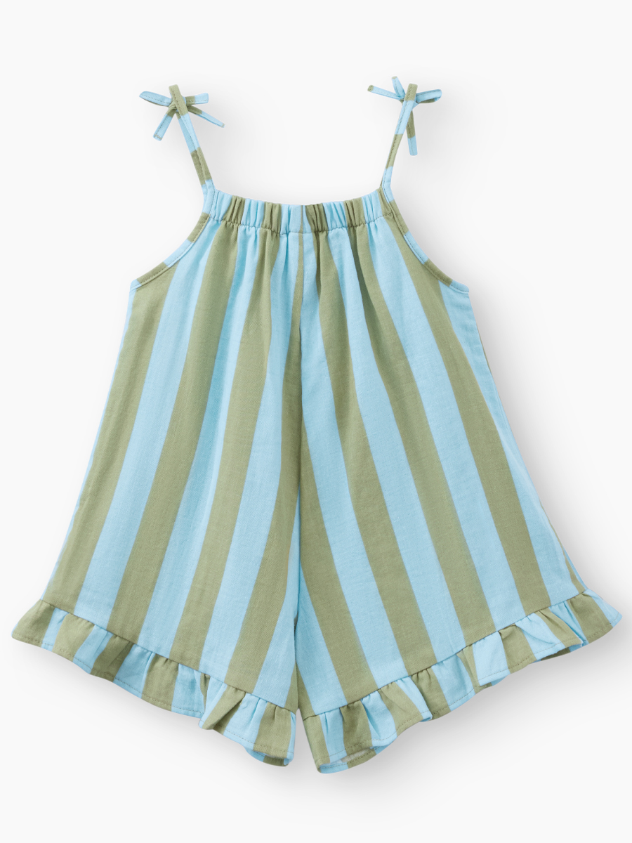 Комбинезон Happy Baby 88195-1_blue-green-stripe - фото 2