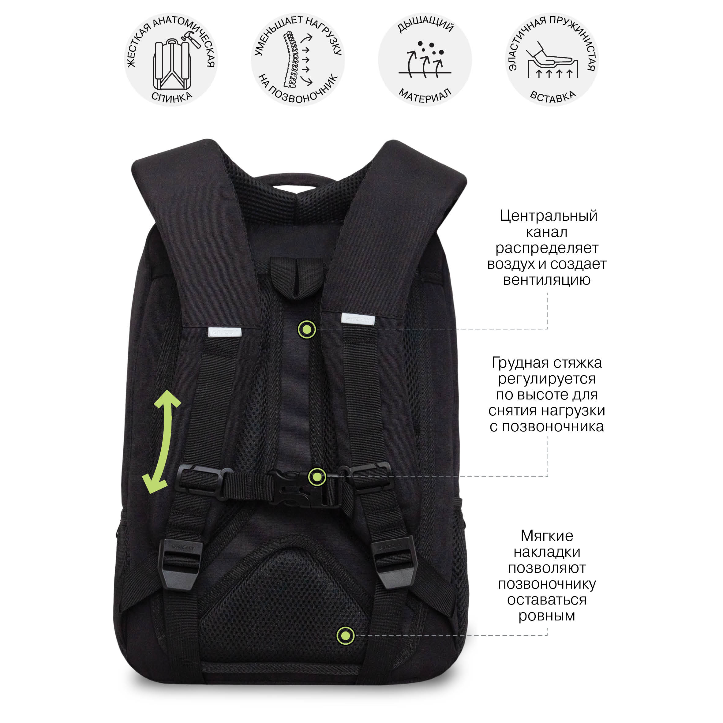 Рюкзак Grizzly Для мальчика - фото 9