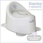 Горшок KidWick Улитка серый