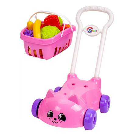 Игровой набор Технок продукты, тележки и корзинки