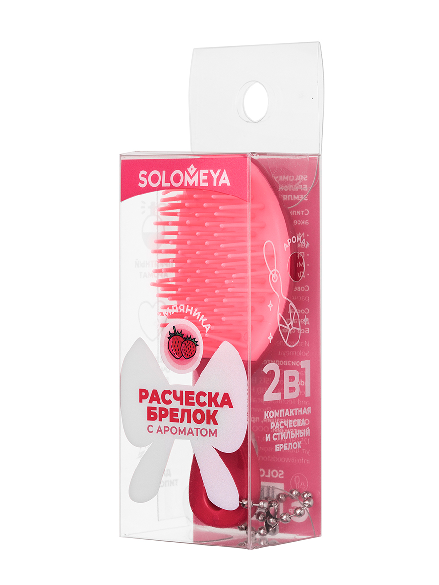 Массажная расческа SOLOMEYA розовый 1 предм. - фото 2