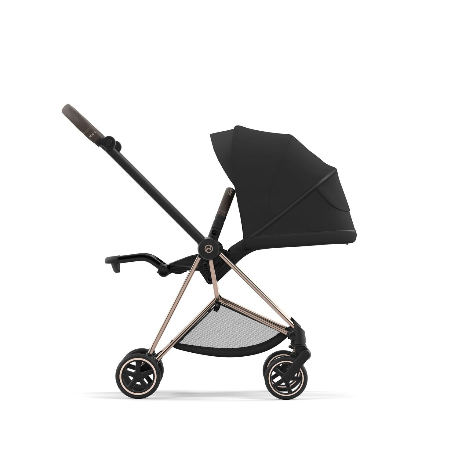 Коляска прогулочная Cybex Mios III Rosegold черный - фото 3