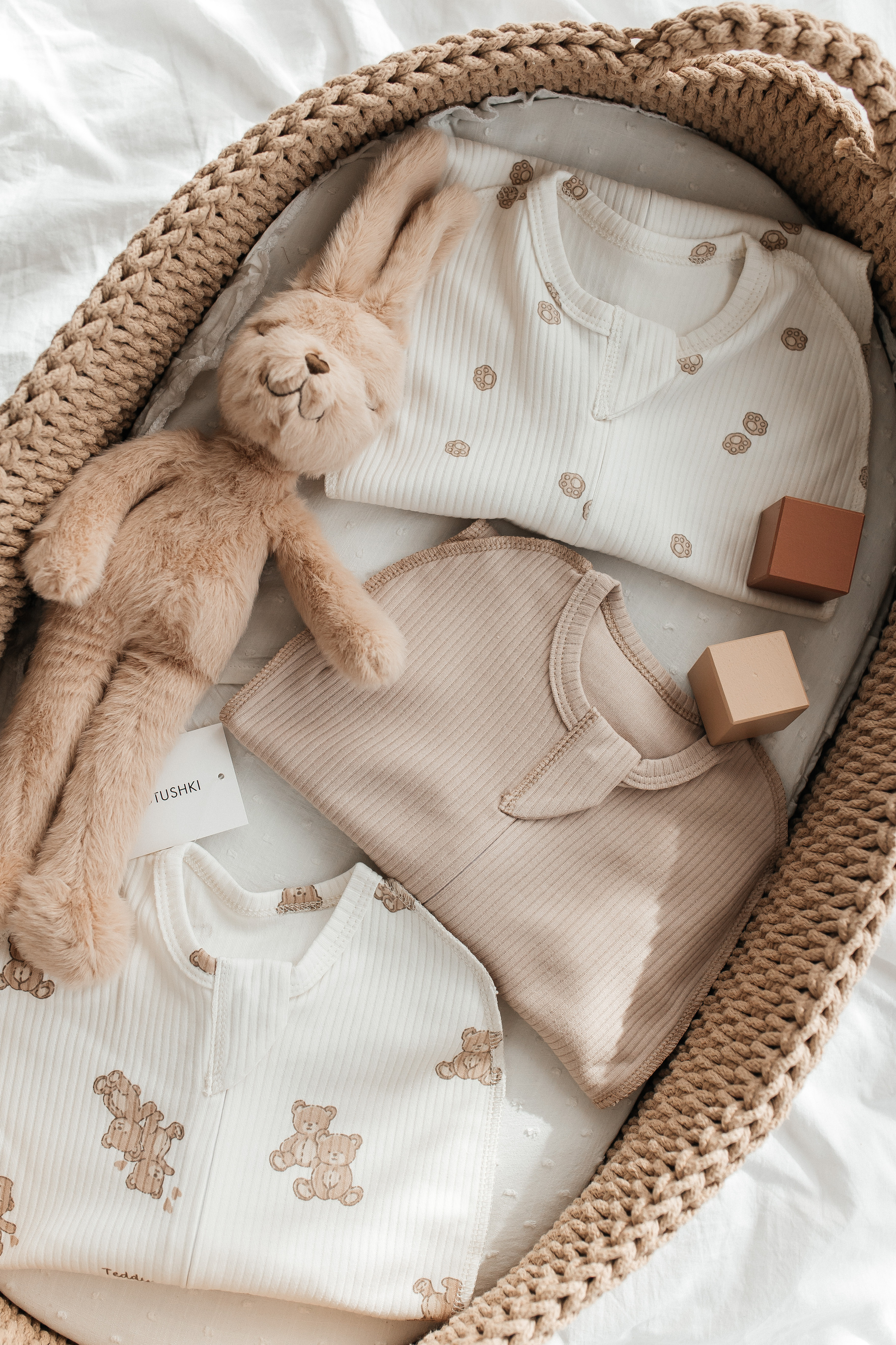 Конверт пеленальный (кокон) TOPOTUSHKI бежевый - фото 5