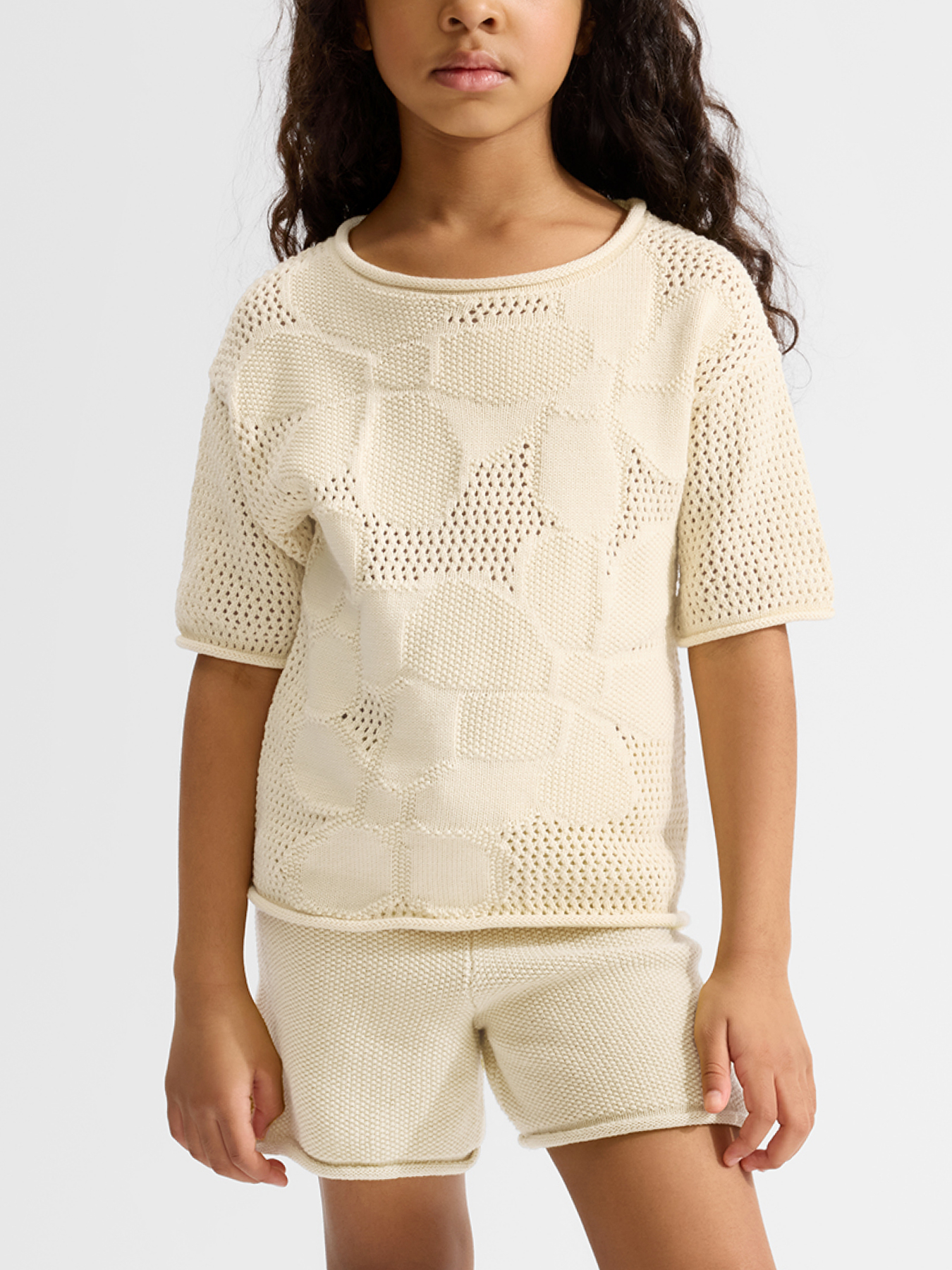 Футболка и шорты Happy Baby 88595-1_creamy - фото 1