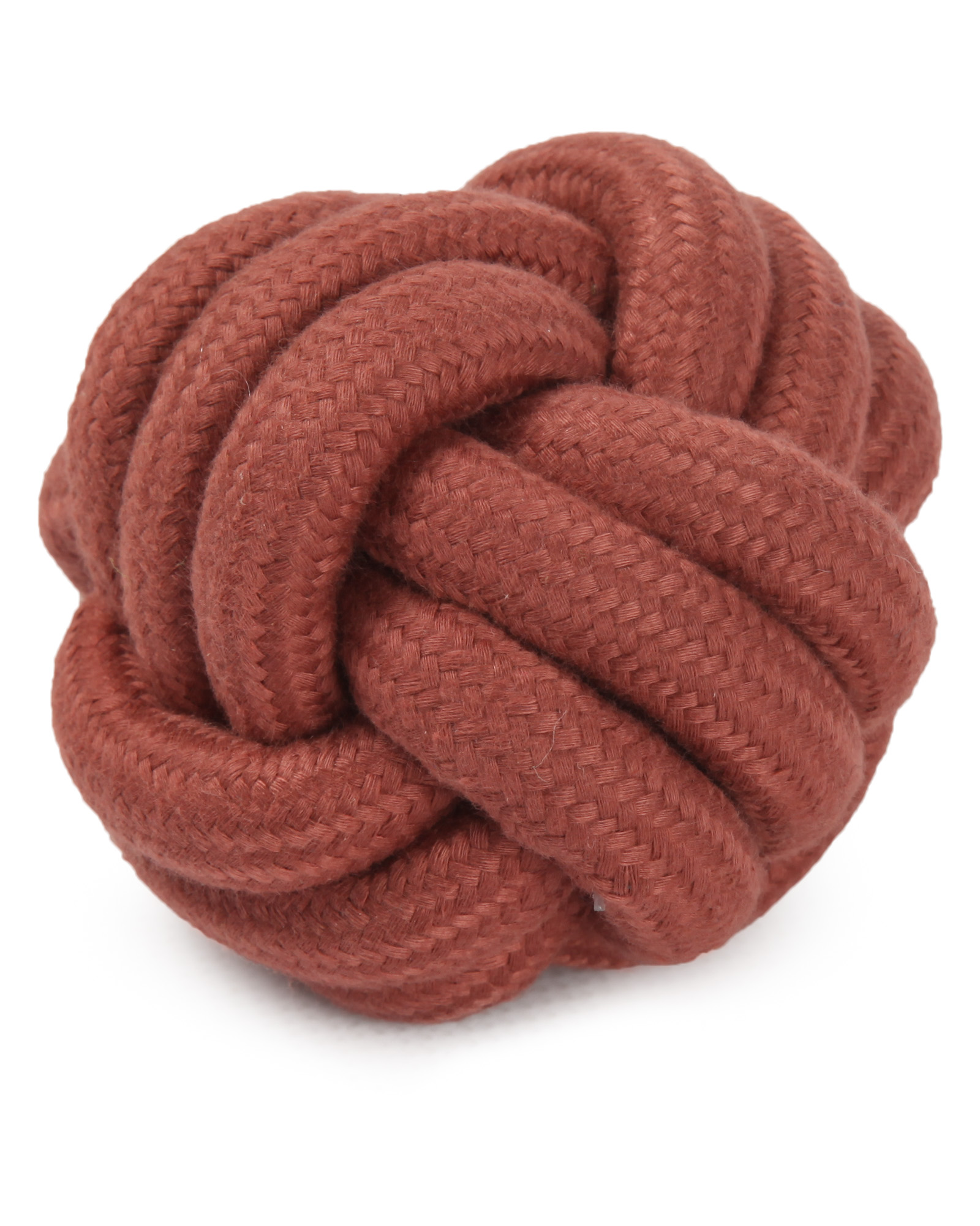 Игрушка для собак Barbaks Канатный мячик 9.5см - фото 3