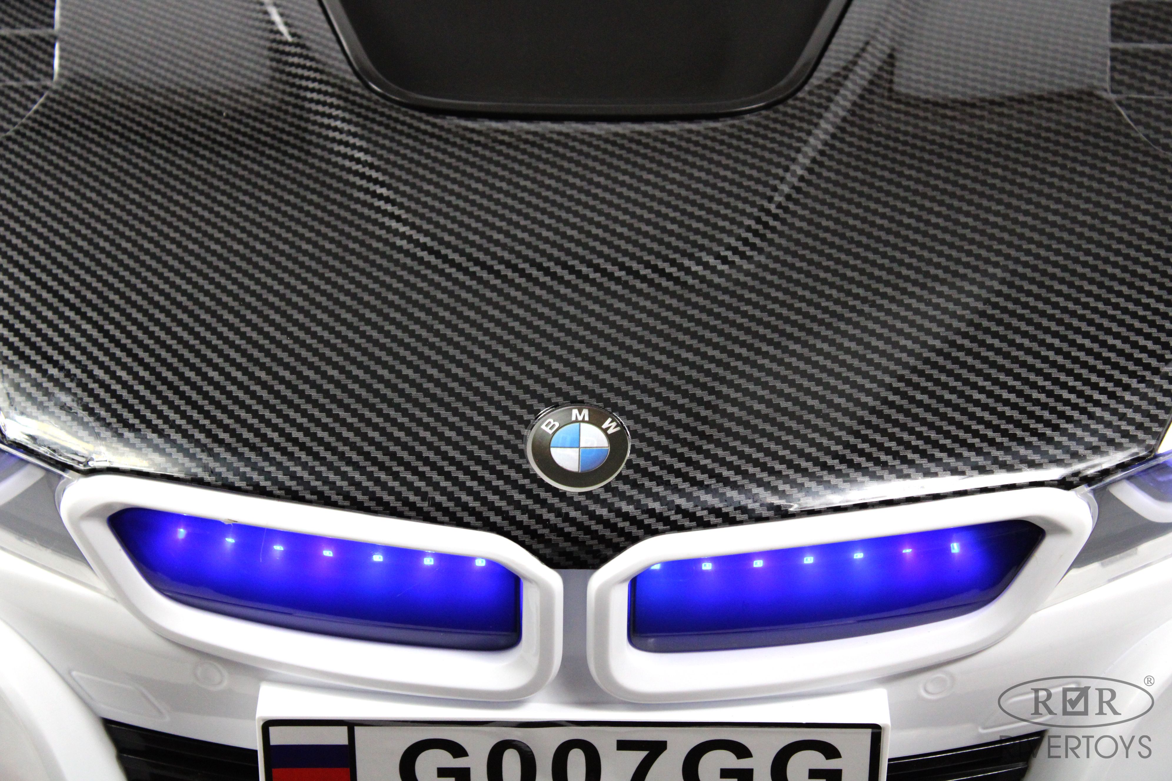 Электромобиль RIVERTOYS BMW G007GG-WHITE С пультом ДУ - фото 5