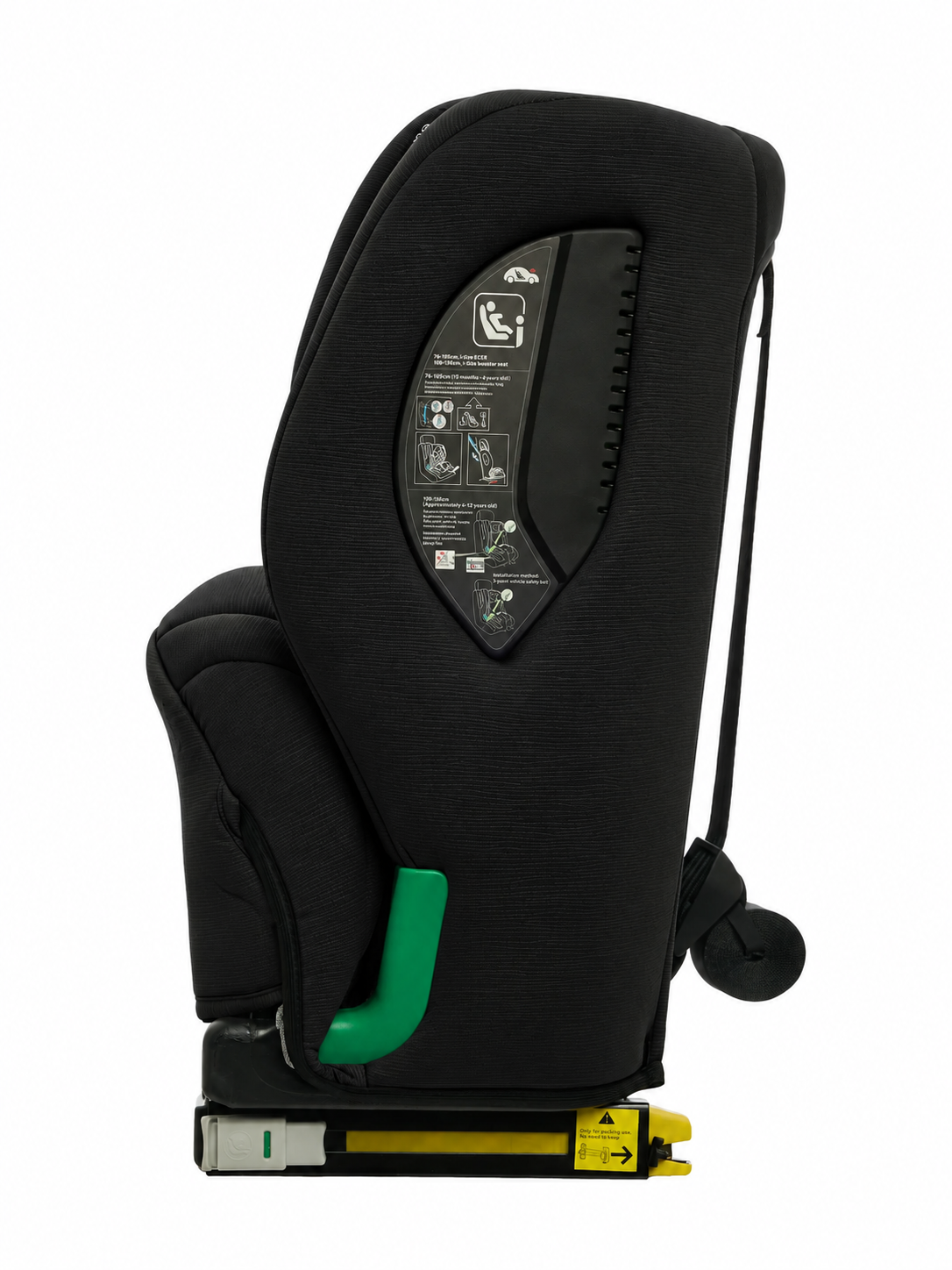 Автокресло BabyGo Flex Isofix 1/2/3 (9-36 кг) черный - фото 17