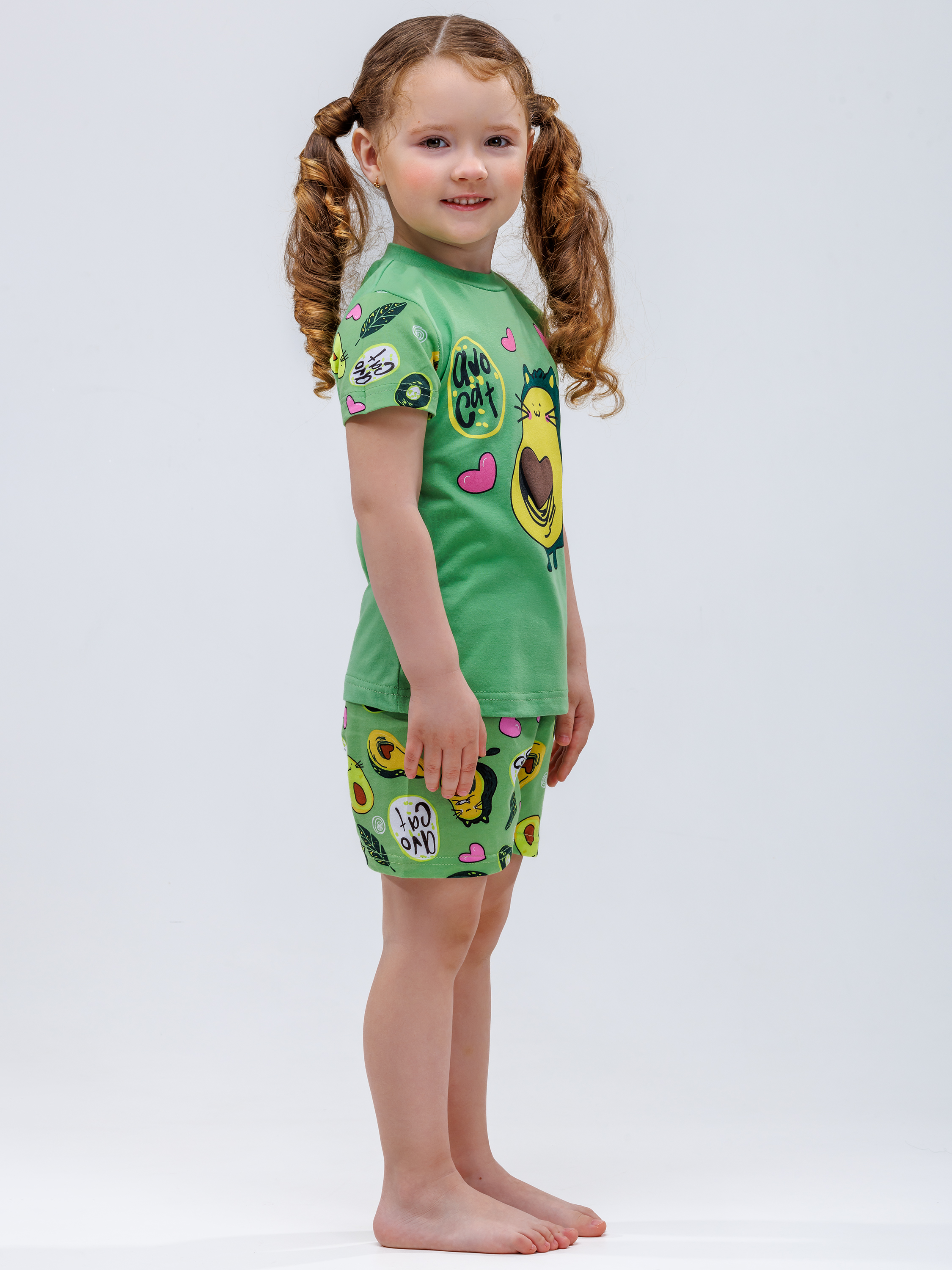 Пижама Babycollection pjm003/sph/k1/012/p1*dзеленый,розовый - фото 15