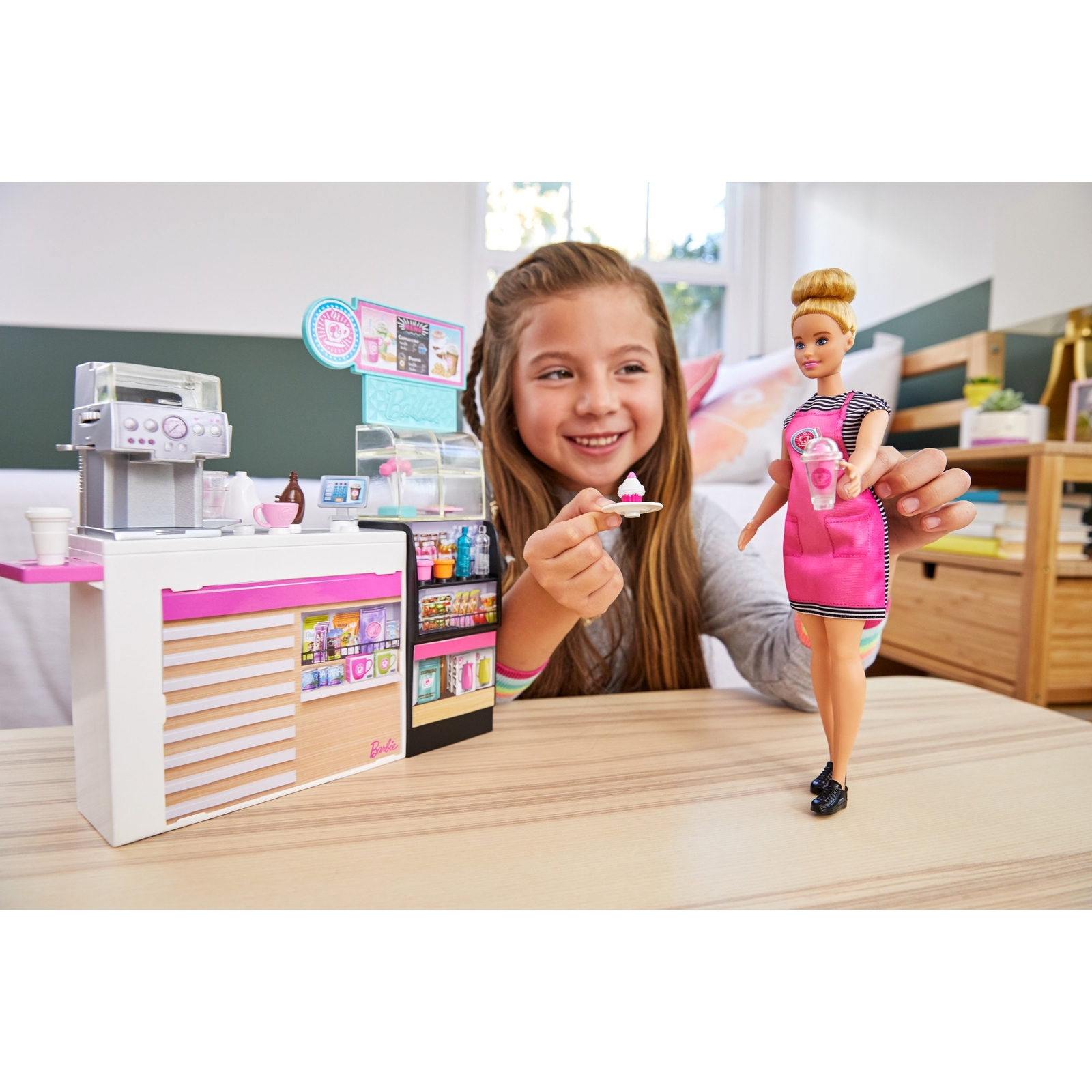 Кукла модельная Barbie Кем быть? Бариста GMW03 - фото 8