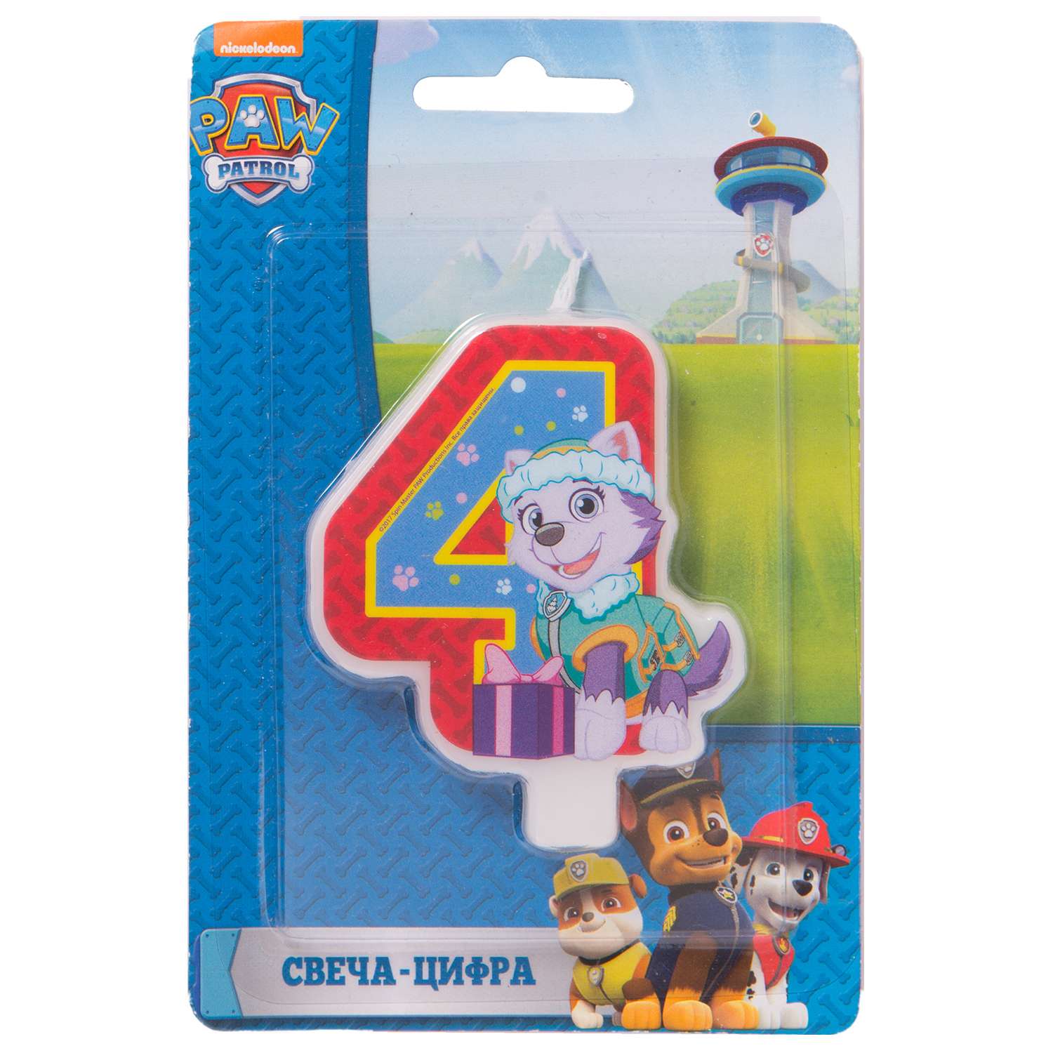 Свеча Росмэн цифра 4 - фото 3