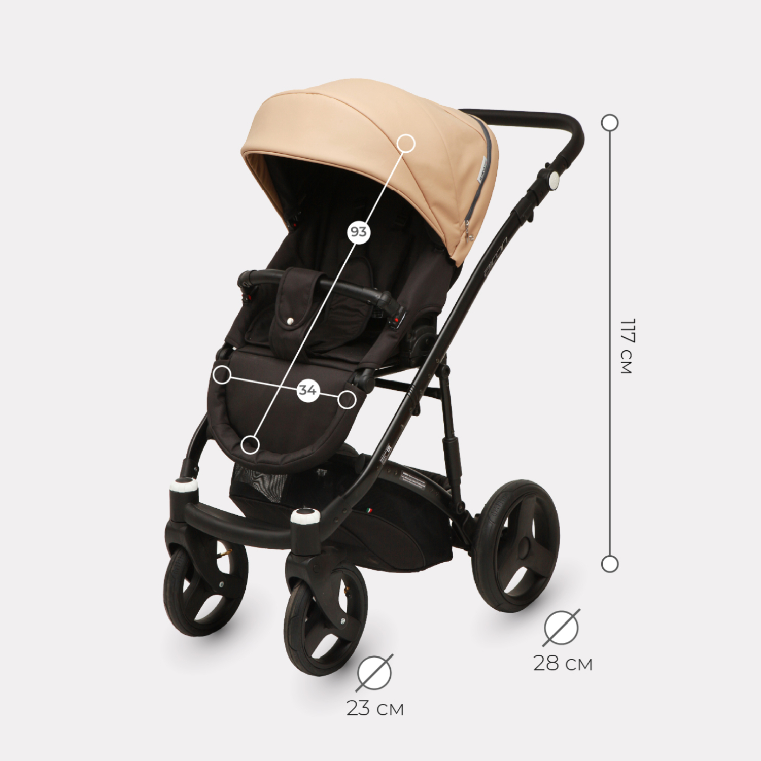 Коляска 2в1 Riko Basic Aicon Ecco - фото 3