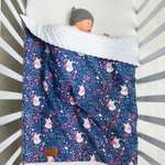 Плед Amarobaby Растем Вместе Лисички 95 x 85 см
