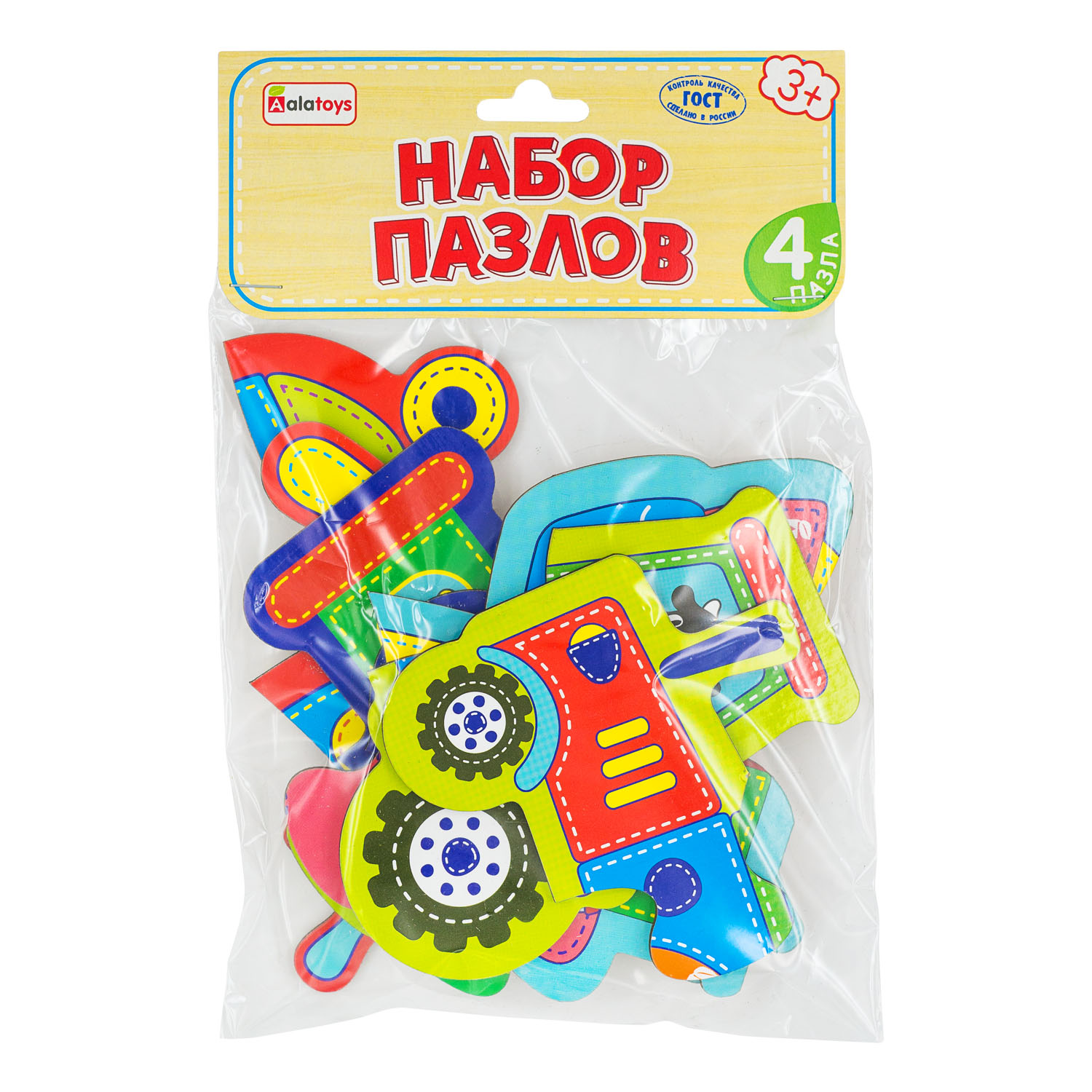 Игрушка Alatoys пазл Транспорт - фото 8