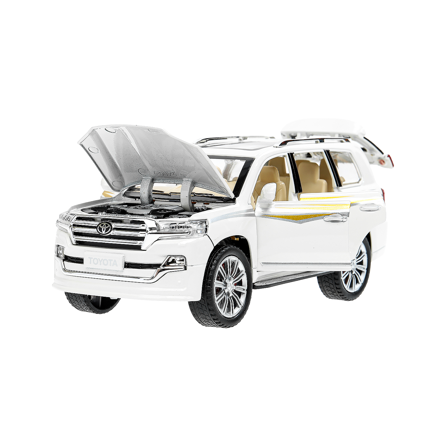 Автомобиль Технопарк Toyota Toyota Land Cruiser 1:24 384345 - фото 4