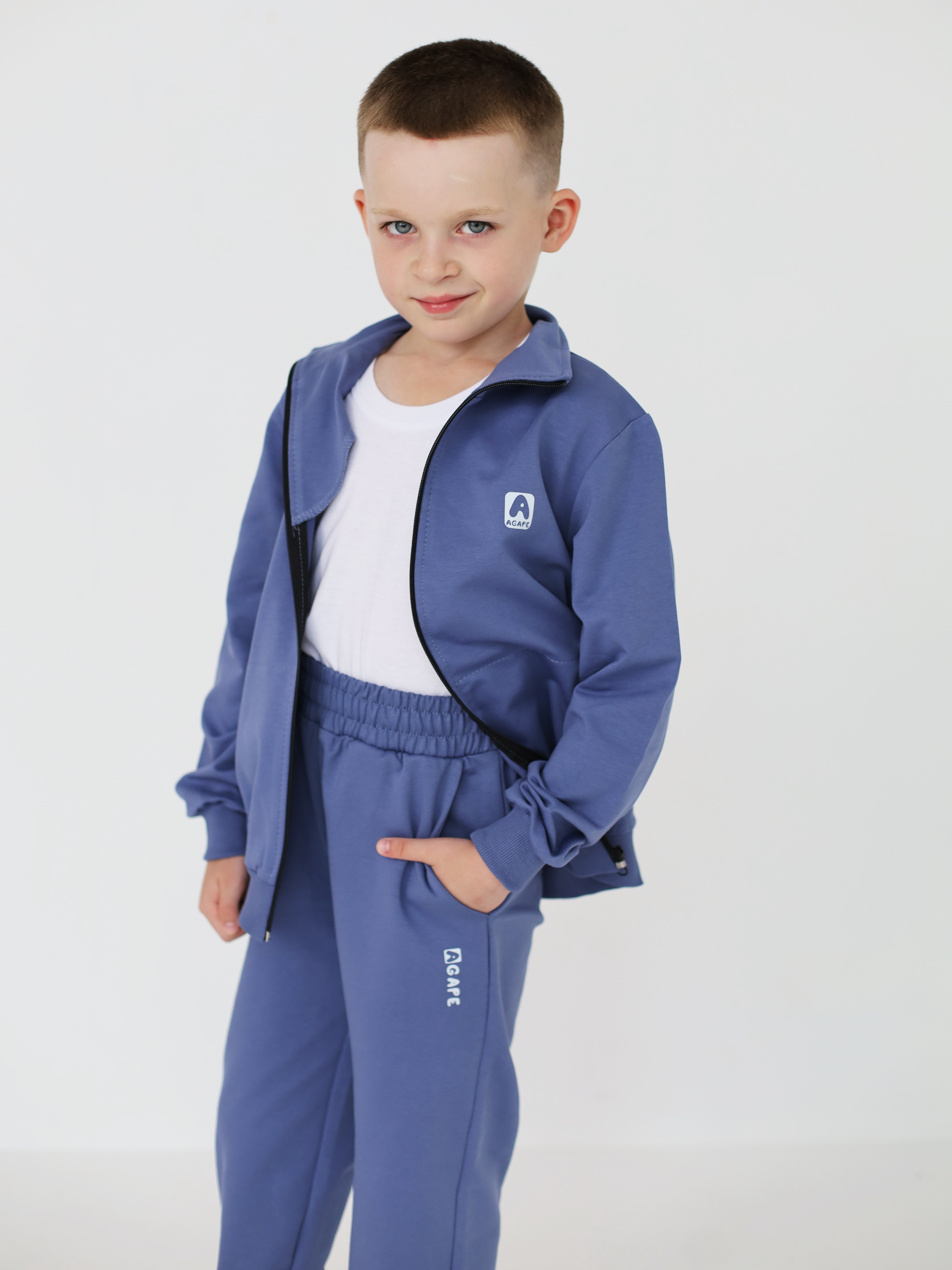 Костюм Агапэ 8015_индиго - фото 4