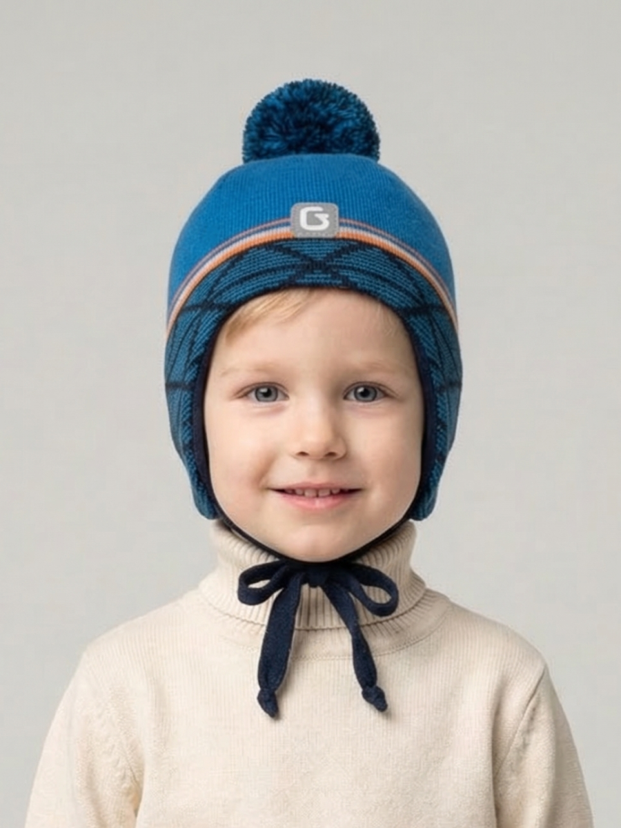 Шапка GUSTI GW25AC1219B-BLUE - фото 1