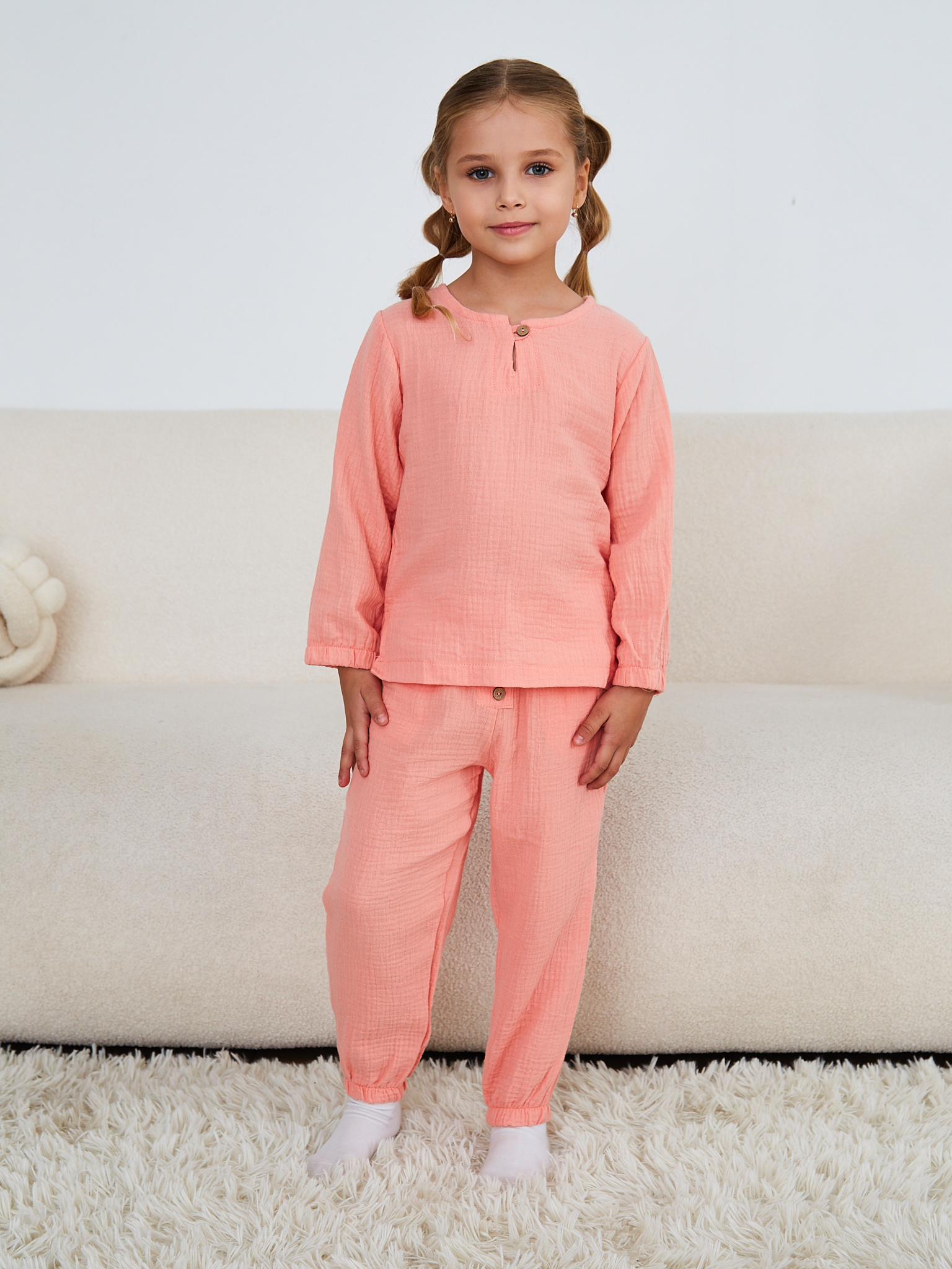 Костюм MOUN Костюм_муслин_персик - фото 1