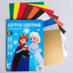 Цветной картон Disney 10 лист.