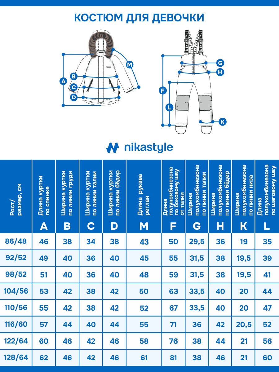 Куртка и полукомбинезон NIKASTYLE 7з1225 розовый/графит - фото 18