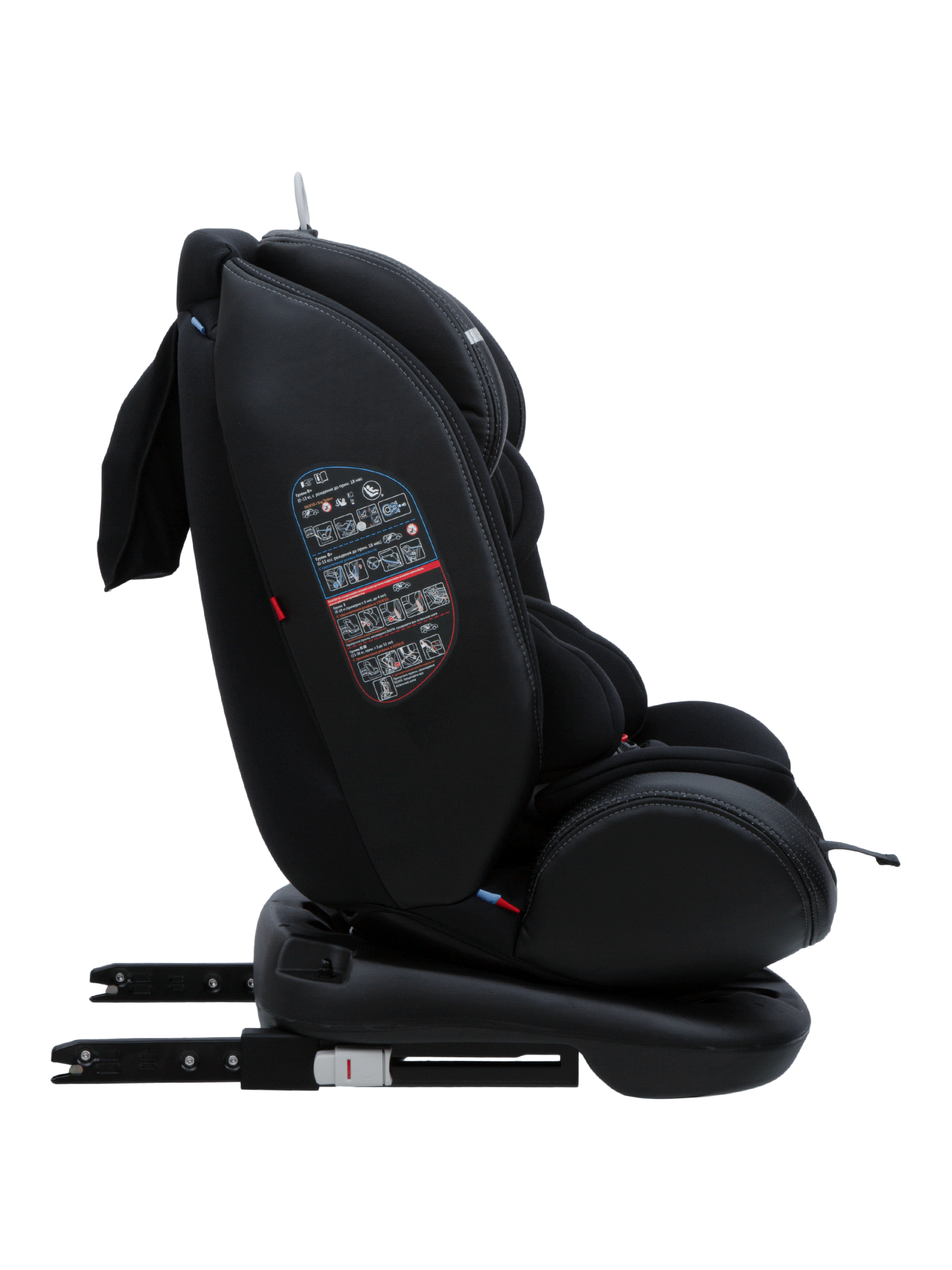 Автокресло JOVOLA MOON Isofix 0+/1/2/3 (0-36 кг) черный - фото 17