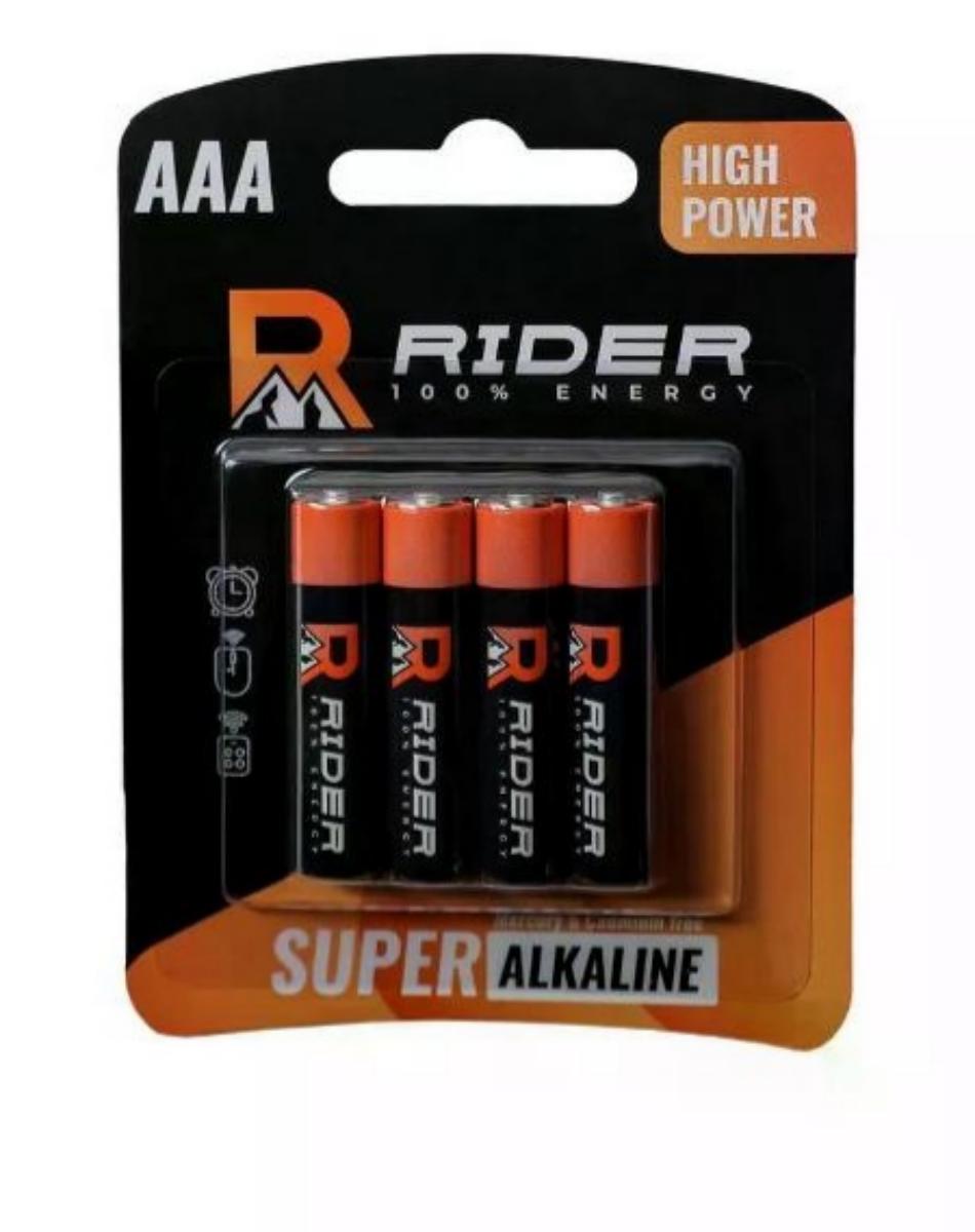 Батарейка Rider LR03UD 4B SUPER+ - фото 1