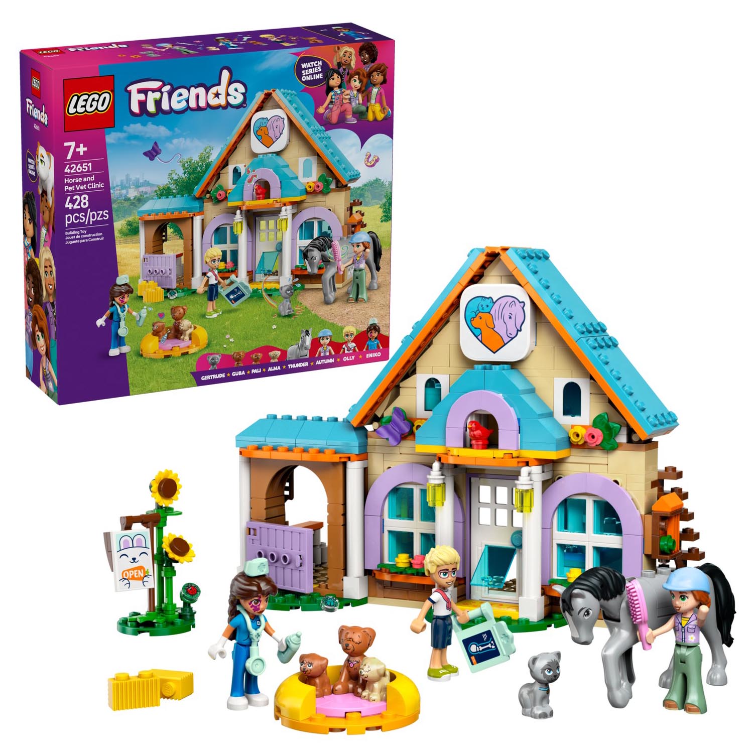 Конструктор LEGO Friends Ветеринарная клиника 428 дет. - фото 1
