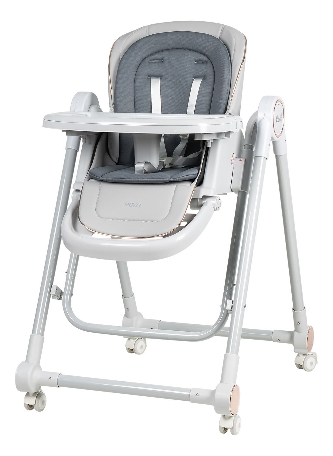 Стульчик для кормления Costa Mercy серый - фото 1