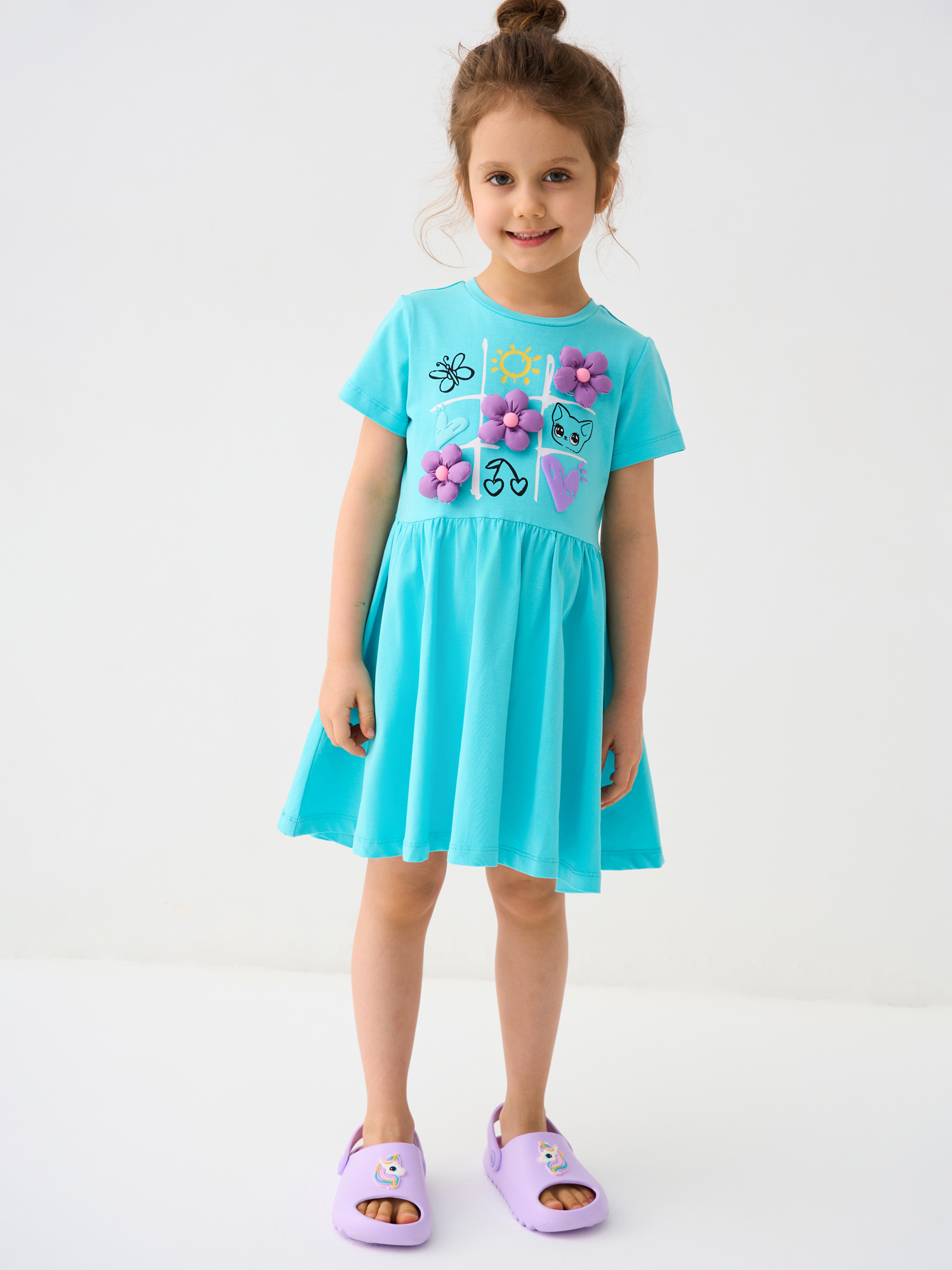 Изображение товара Платье PlayToday 110 Красочный принт Изображение товара Платье PlayToday 110 Красочный принт