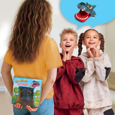 Настольная игра 1TOY Волк-зубами щёлк