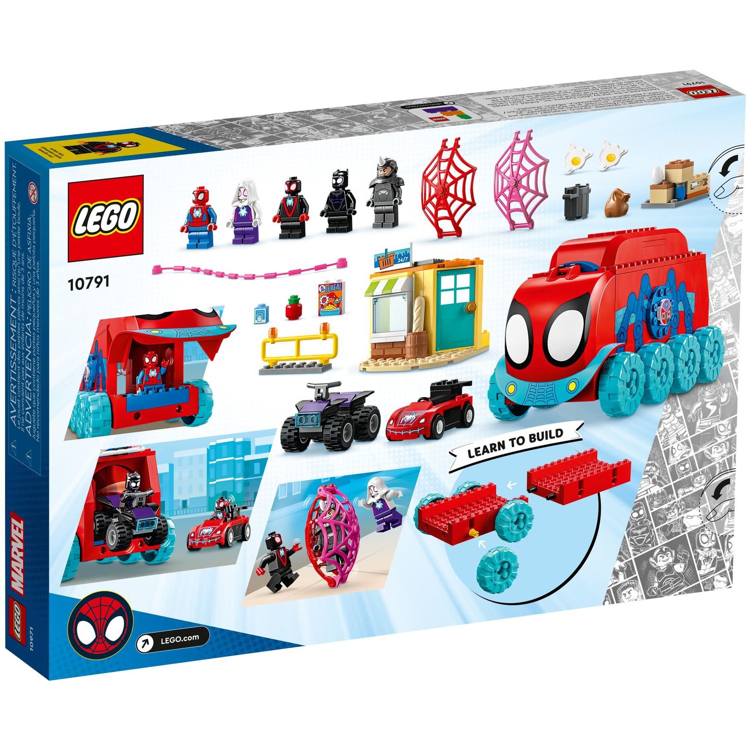 Конструктор LEGO Spidey Team Mobile Headquarters блочный - фото 3