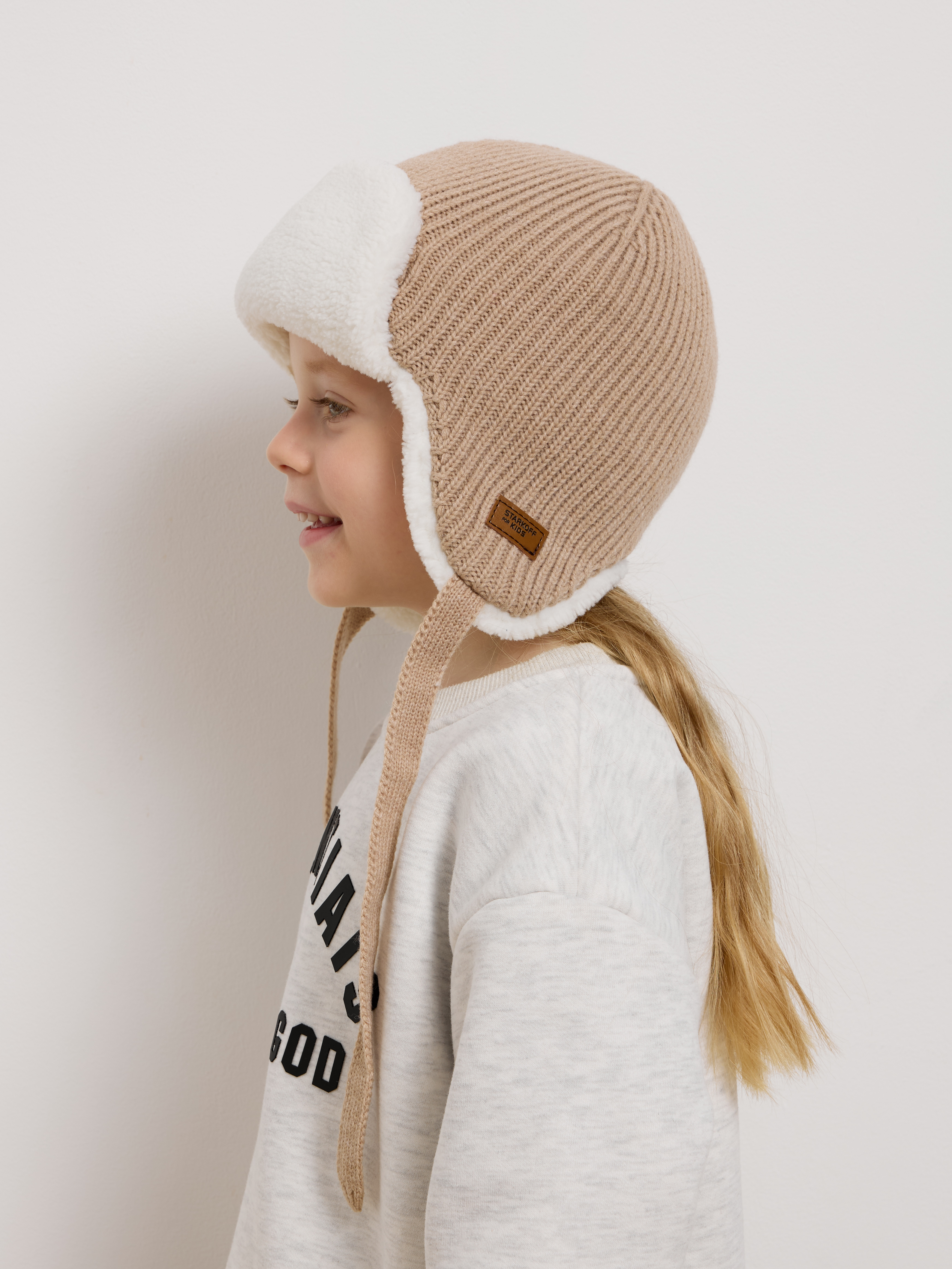Шапка-ушанка Starkoff Kids Д301112 - фото 11