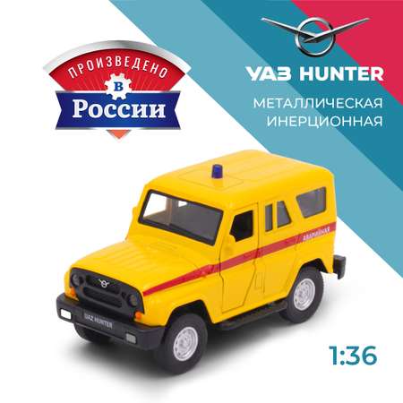 Эвакуатор . УАЗ УАЗ/UAZ 1:34 оранжевый в ассортименте