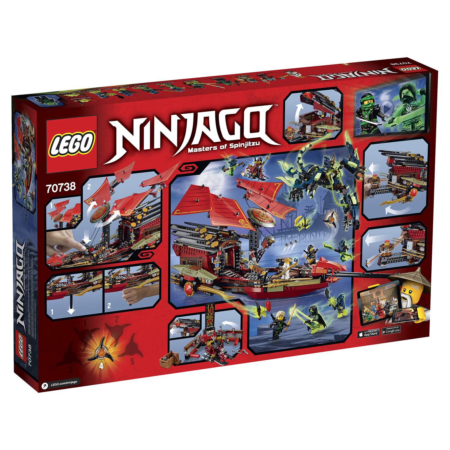 Конструктор LEGO NINJAGO блочный - фото 3