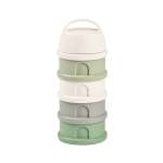 Контейнер для детского питания BEABA сыпучих смесей и снеков, 4 секции, зеленый