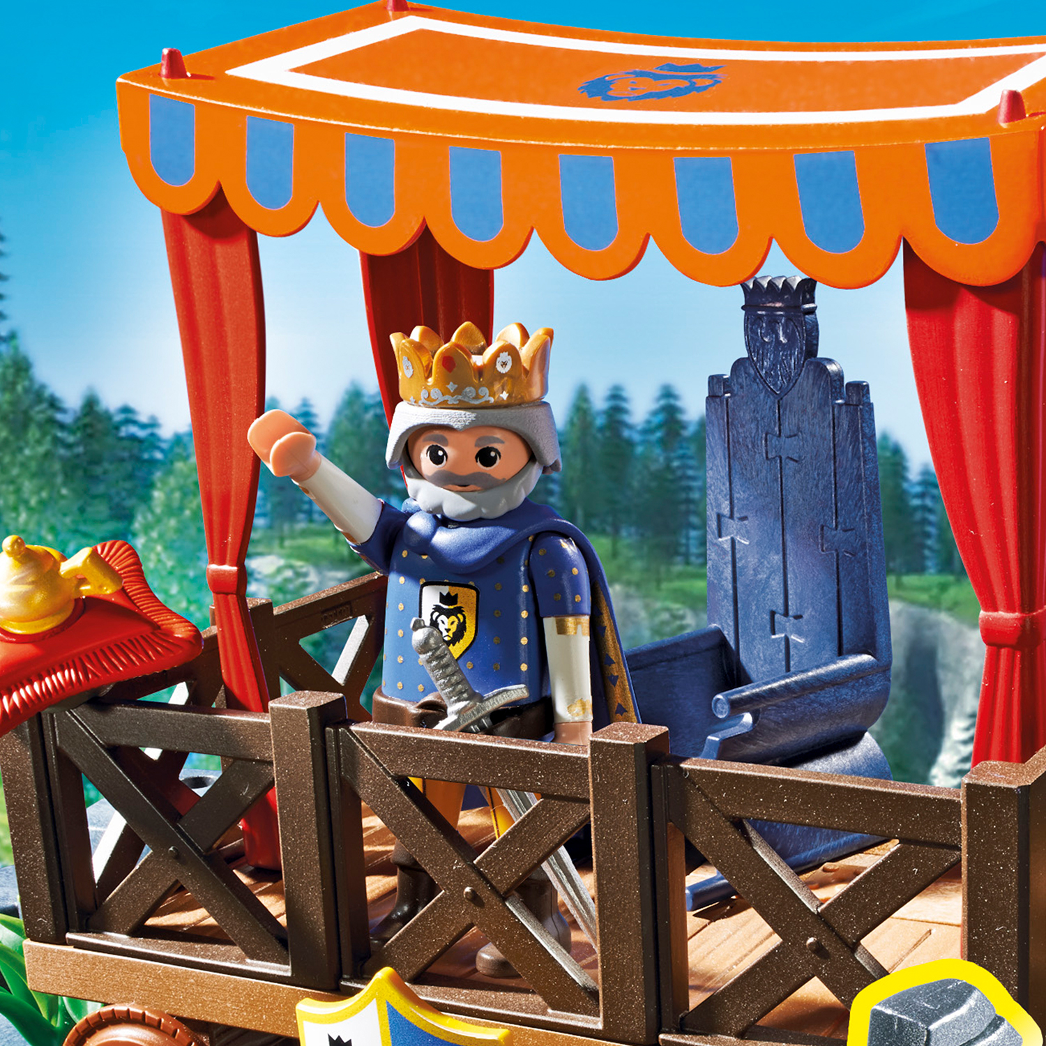 Конструктор Playmobil Супер4 Королевская трибуна - фото 5