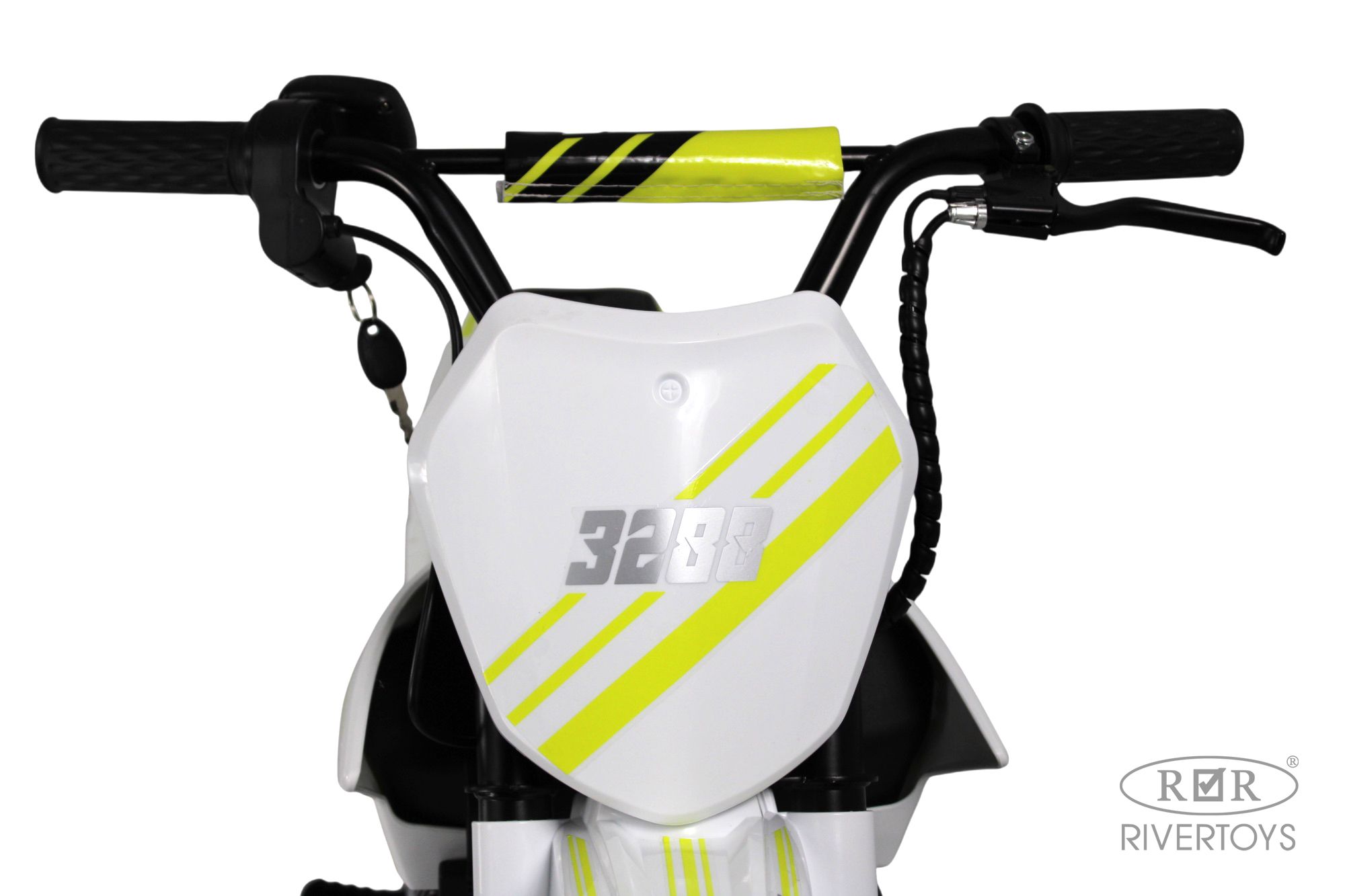 Электромотоцикл RIVERTOYS E777KX--MOTO-WHITE - фото 4