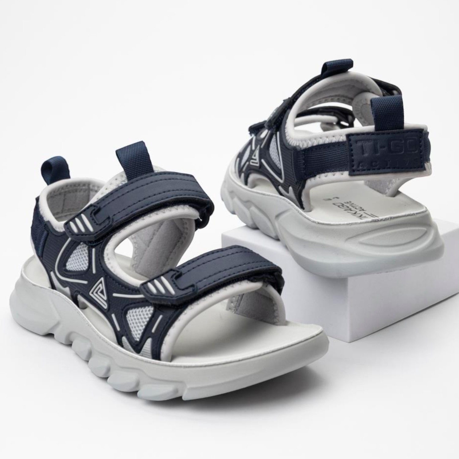 Сандалии TikkaGo 6S20_260449_navy-grey - фото 2