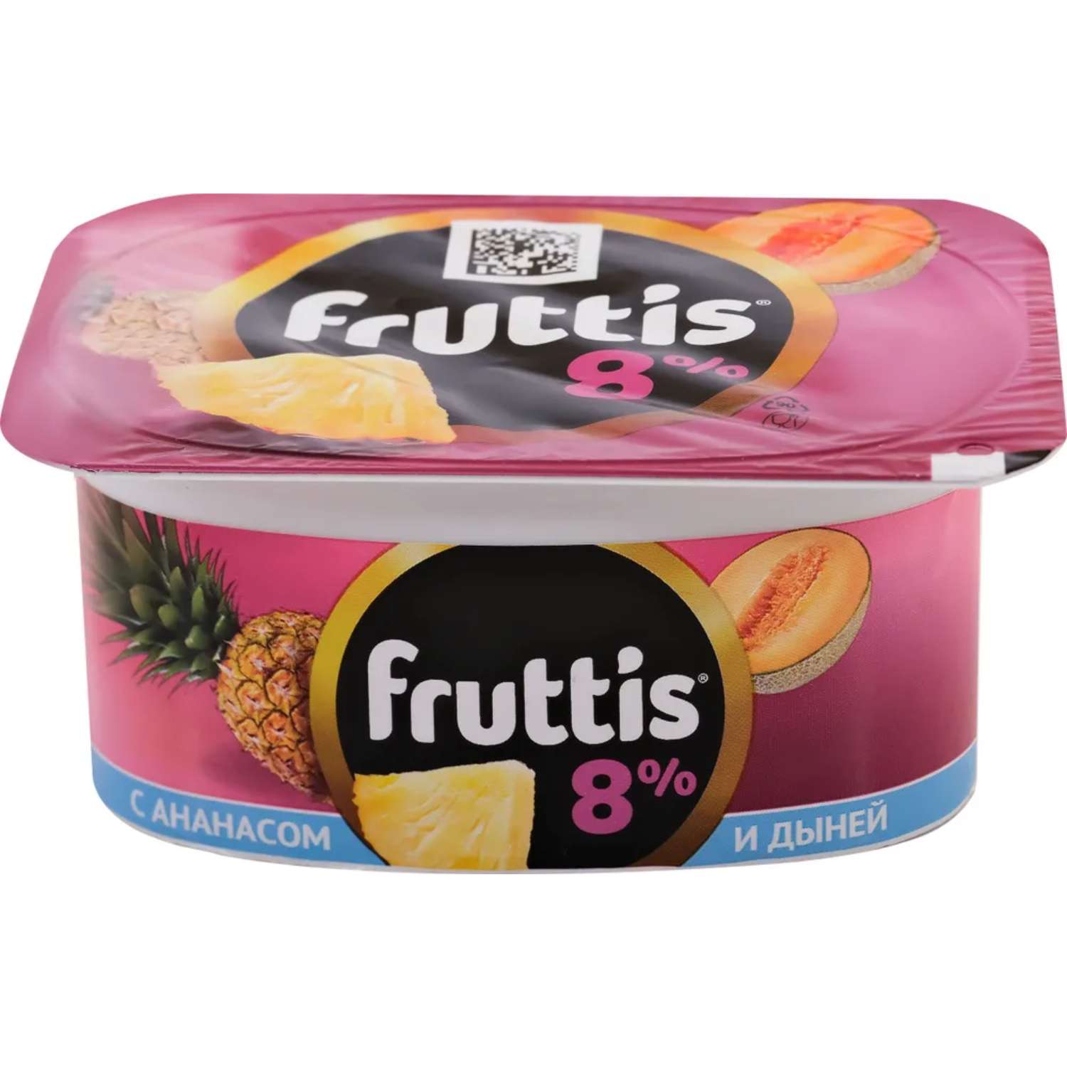 Продукт йогуртный Фруттис малина/ананас-дыня 8% 115г - фото 1