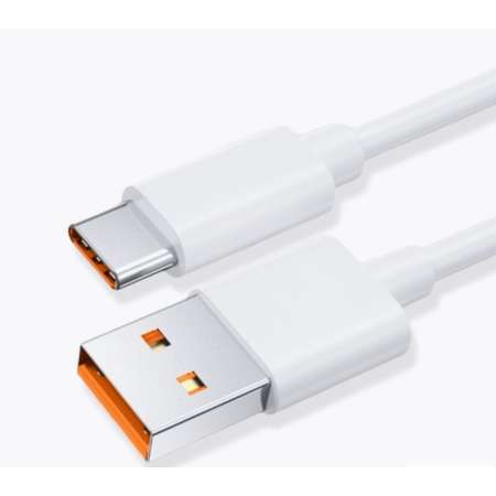 Кабель XIAOMI BHR6032GL Type-C - USB 6 А 1 м быстрая зарядка белый
