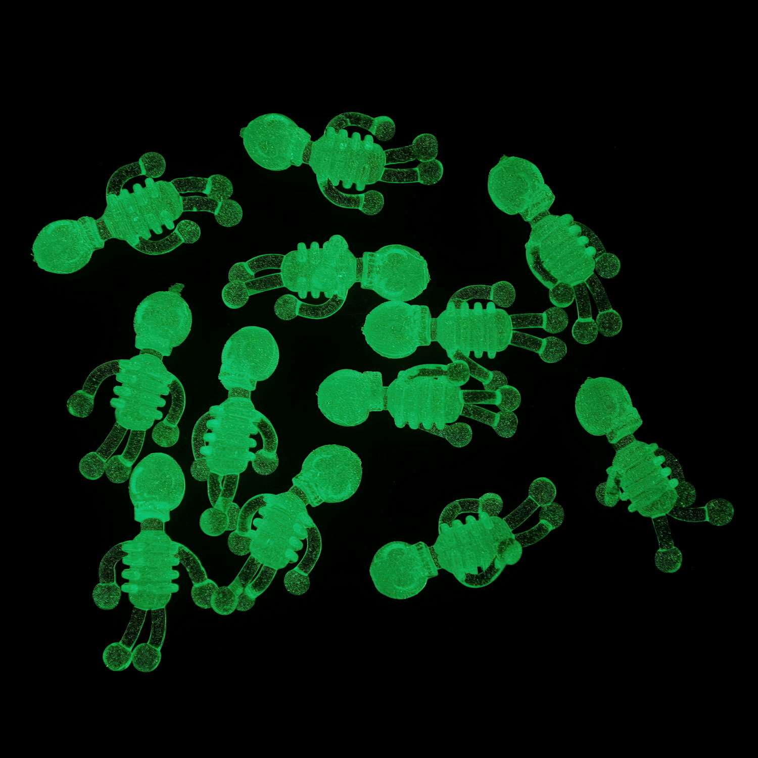 Игрушка-антистресс №1TOY лизун Скелеты 12шт - фото 5