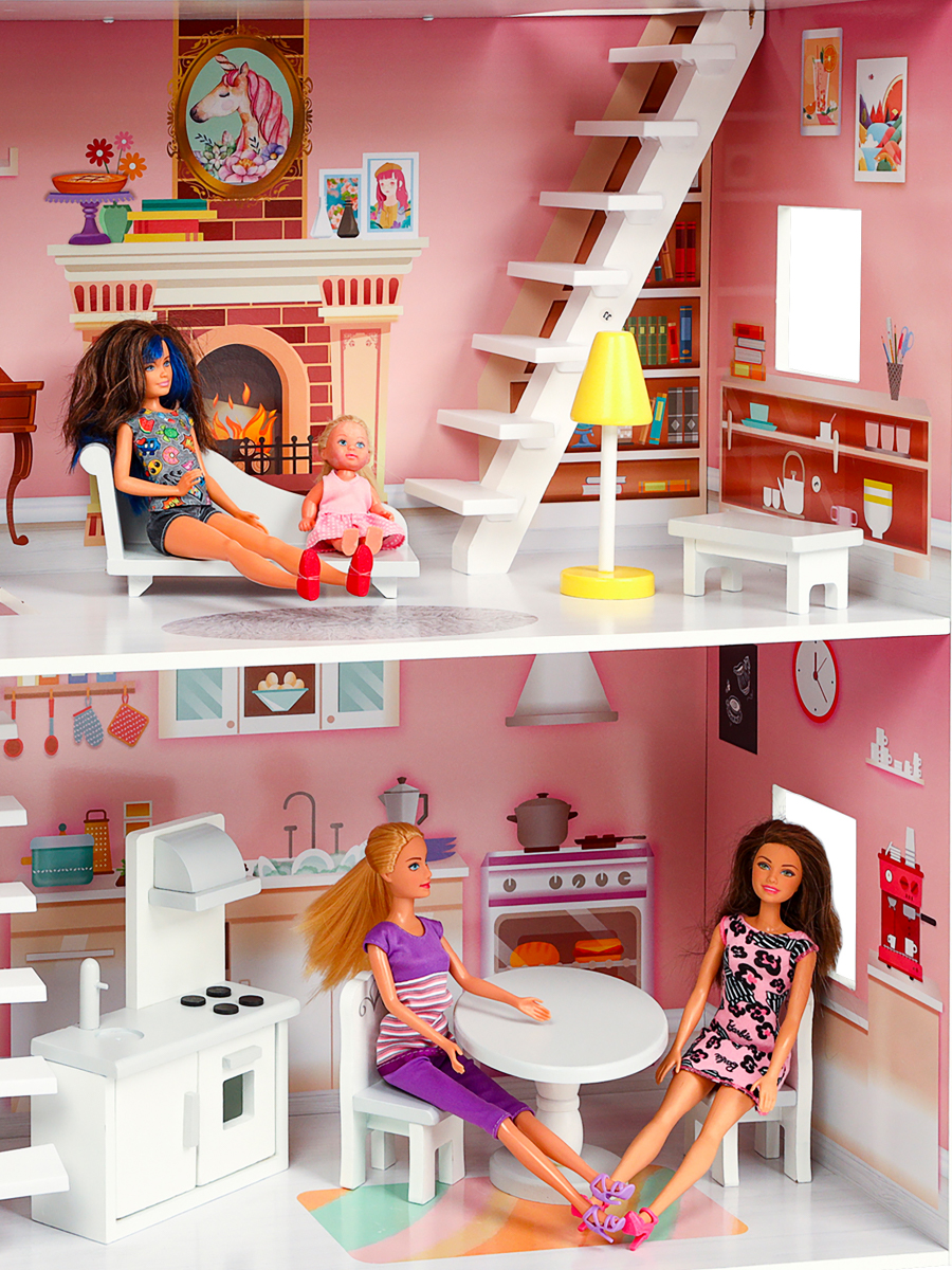 Домик для кукол PAREMO с мебелью PD320-07 - фото 6